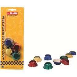 Farebné papierové košíčky 48 ks