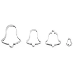 Sada vykrajovacích formičiek zvončekov 4 ks