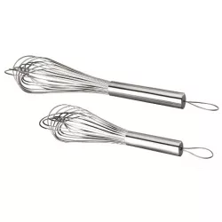 Nerezová šľahacia metla 35 cm