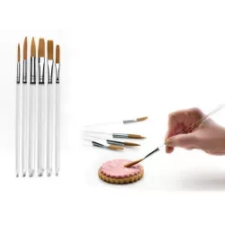 Sada cukrárenských štetcov na zdobenie 6 ks