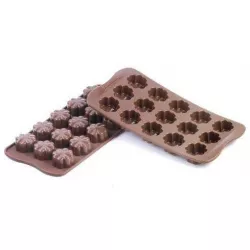 Silicone form for chocolate – štvorlístok