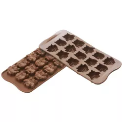 Silikónová forma na čokoládu – sovičky