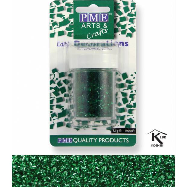 Posýpka Glitter Flakes – zelená