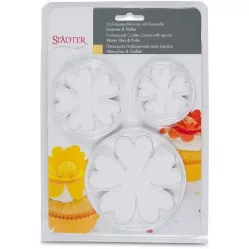 Vykrajovačky lekno a karafiát, 9 × 9 cm