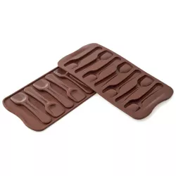 Silná forma na čokoládu – lyžičky