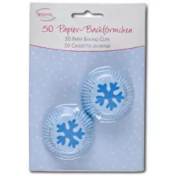 Papierová forma na pečenie - ľadový kryštál mini