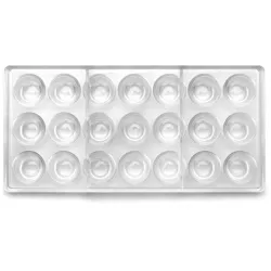 Forma na čokoládu košíčky profesionálna RIZADO