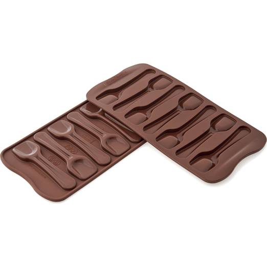 Silikónová forma na čokoládu – lyžičky