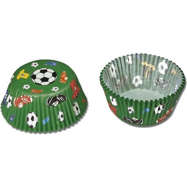 Papierový košíček – mini, futbal, 50 ks