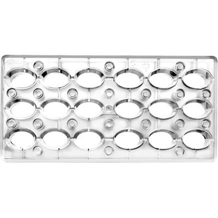 Magnetická forma na čokoládu OVAL