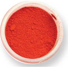 Prachová farba matná – červená čili EKO balenie 2 g