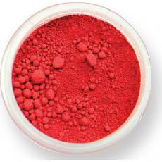 Prášková farba matná - zamatovo červená ECO balenie 2g