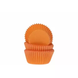 Oranžový košíček na muffiny 50 ks