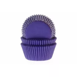 Fialové košíčky na muffiny 50 ks