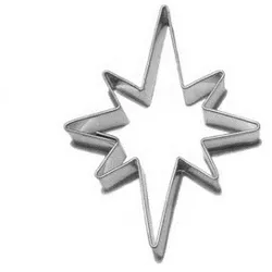 Vykrajovač hviezdička 8 cípov 17x24 mm