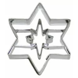 Vykrajovačka hviezda 8 cípov s voľným stredom