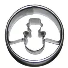 Vykrajovátko Koliesko hladké/snehuľáček