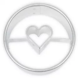 Vykrajovátko Kolečko hladké/srdiečko