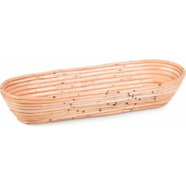 Slamienka oválna prútená na kysnutie chleba 32 × 12 × 8 cm – na 0,7 kg