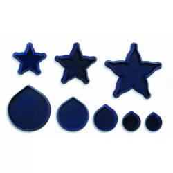 Vykrajovátka na jedlé květy RUŽA - set 8 ks