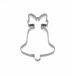 Vykrajovátko zvonček s mašľou 45×60 mm