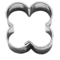 Mini vykrajovátko tvaru kvetu z pocínovaného plechu.