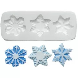Silikónová forma na marcipán – vločky