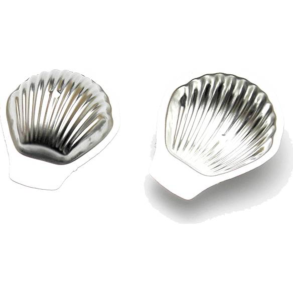 Formičky mušlička 30 ks 34 mm 