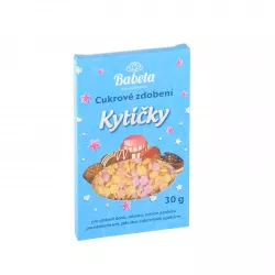 Cukrové zdobenie 30 g kvietky