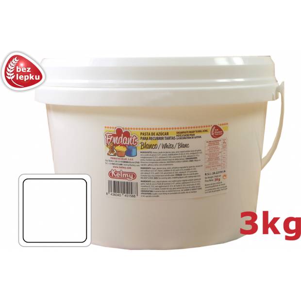 Poťahovacia hmota 3 kg – biela