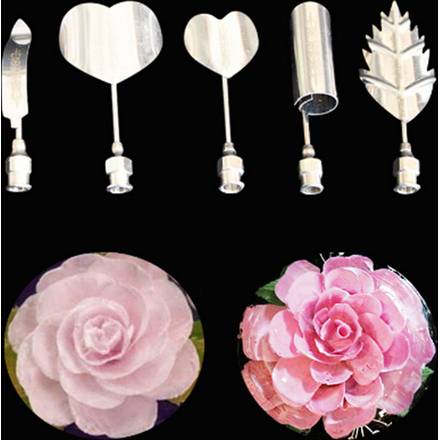Jelly flower 5 kusov ihiel na výrobu kvetín zo želatíny ruže