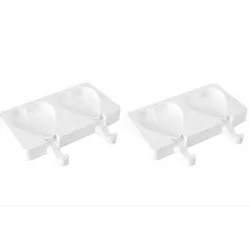 Forma na nanuky zo silikónu – 2 kusy srdiečka