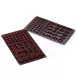 Silikónová forma na čokoládu čísla