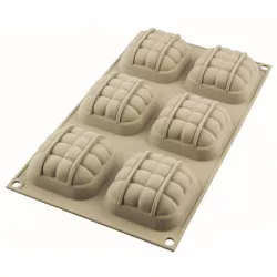 Silikónová forma na pečenie 3D elegantné vankúšiky
