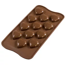 3D silikónová forma na čokoládu – Srdce