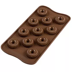 3D silikónová forma na čokoládu – Crown spiral