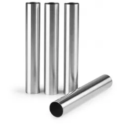 Nerezové trubičky na zákusky 4 ks 14 cm priemer 2 cm