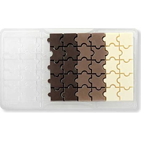 Forma na čokoládové puzzle