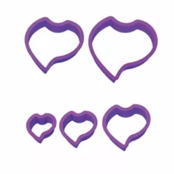 5-dielna súprava vykrajovacích formičiek Lirio