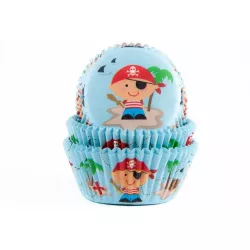 Košíčky na muffiny piráti 50 ks