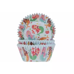 Košíčky na muffiny morská víla 50 ks