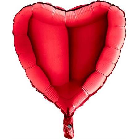 Nafukovací balónik červené srdce 46 cm
