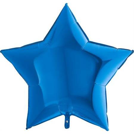 Nafukovací balónik modrá hviezda 91 cm
