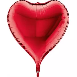 Nafukovací balónik srdiečko červené 3D 58 cm