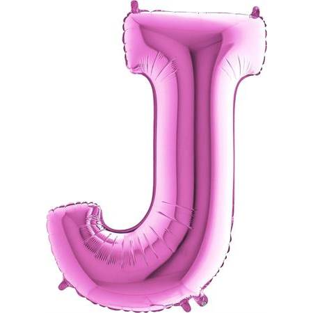 Nafukovací balónik písmeno J ružové 102 cm