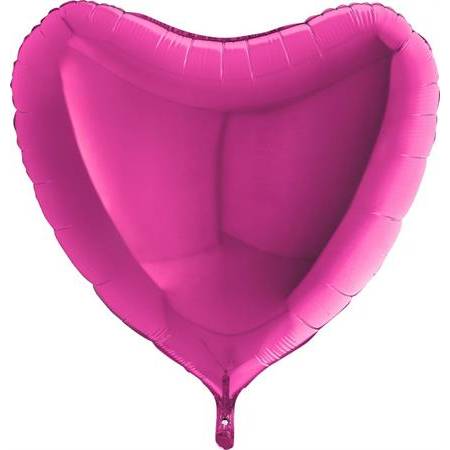 Nafukovací balónik ružové srdce 91 cm