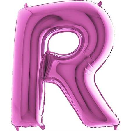 Nafukovací balónik písmeno R ružové 102 cm