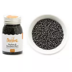 100 g malé cukrové perličky čierne