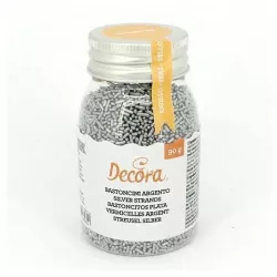 Cukrové posypanie strieborné tyčinky 90 g