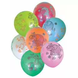 Balóniky safari 7 ks